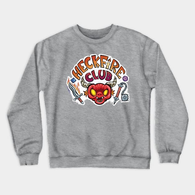 Heckfire Club Crewneck Sweatshirt by majanation